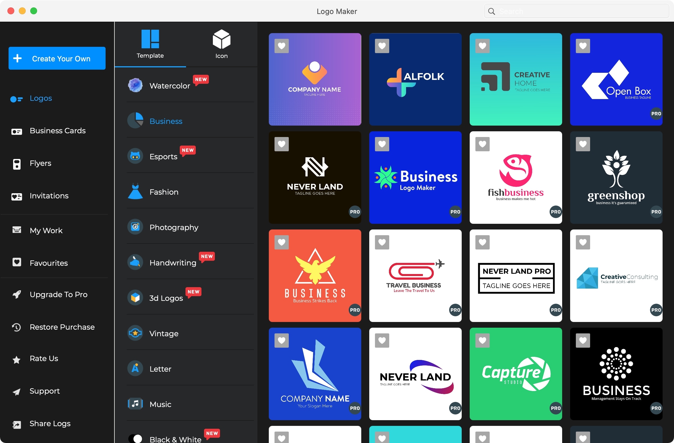 mac app for creating logo